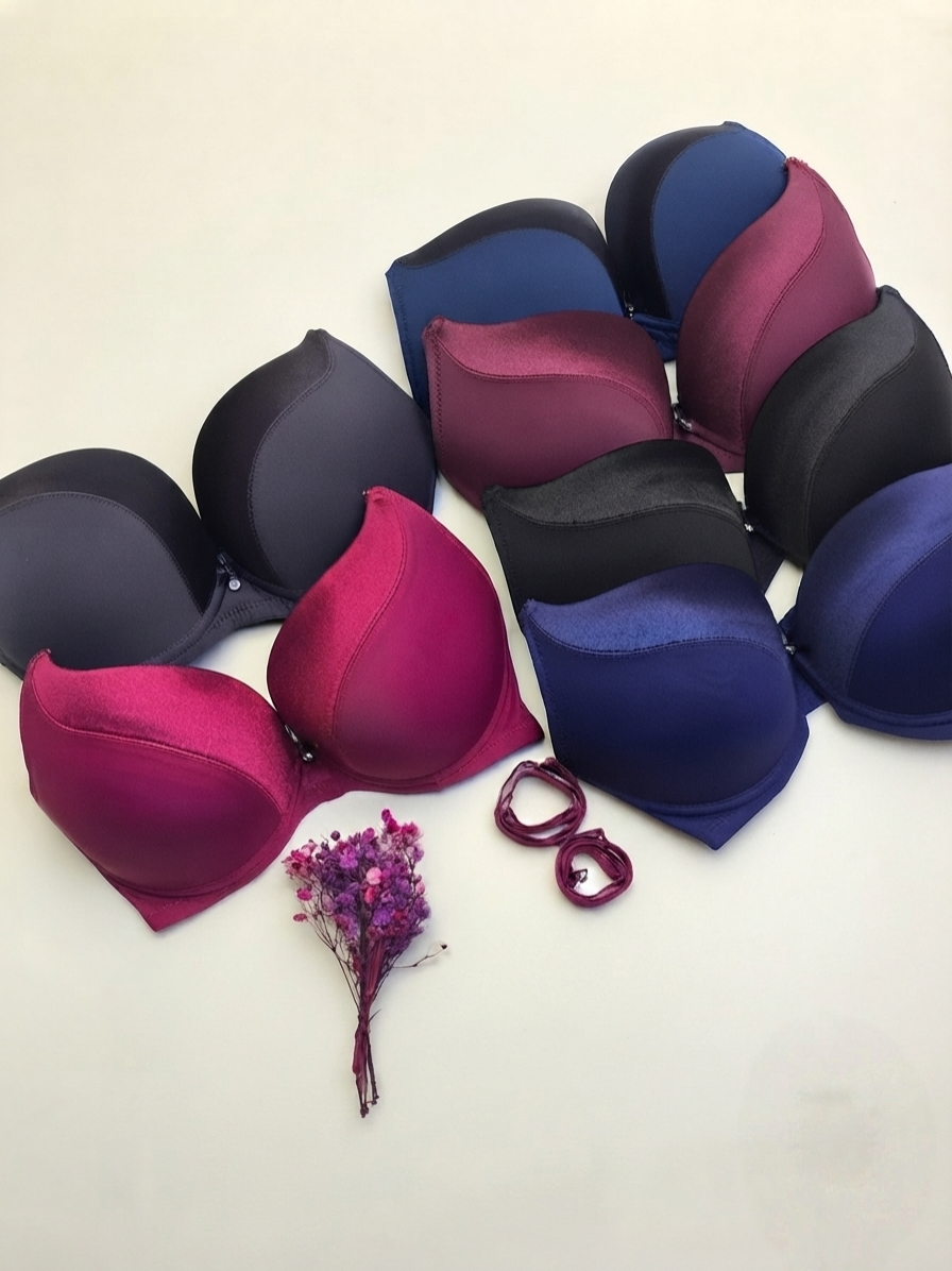 (34-40)Binny's Padded Push-up Wired Bra