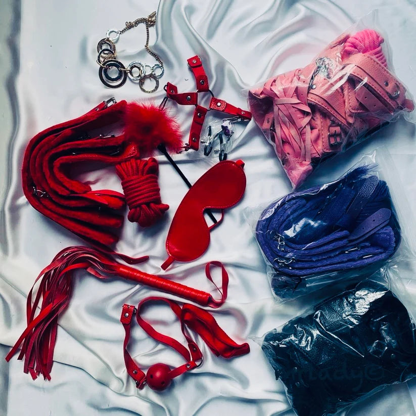 50 Shades Full Set 10 piece BDSM kit