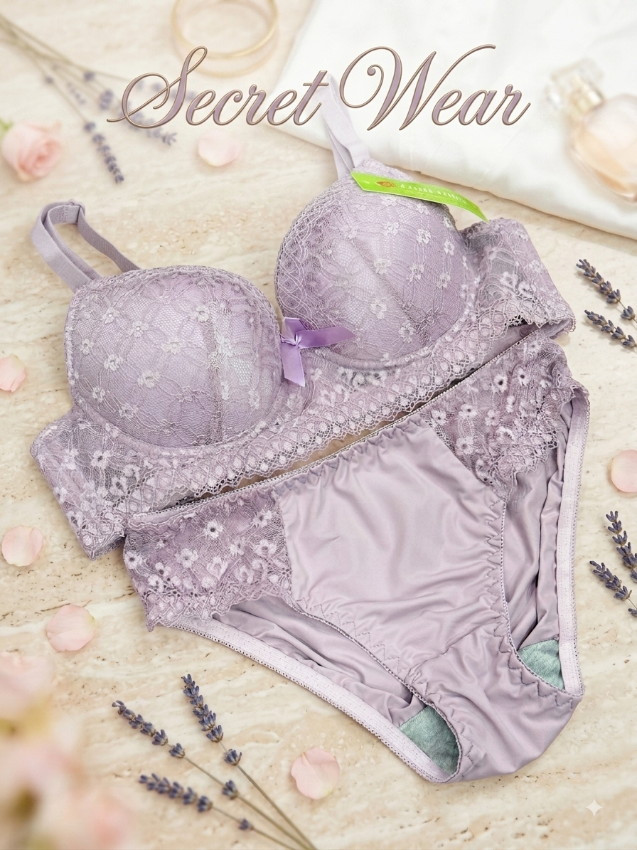 Premium Floral Lace Bra & Panty Set