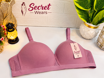 Secret Wears Women’s Seamless Padded Full-Coverage Bra –