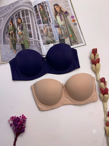 (36-42)C Plain Half Cup C Cupsize Padded Bra(146)*