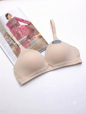 Comfortable Seamless Daily Wear Skin-Color Padded Bra