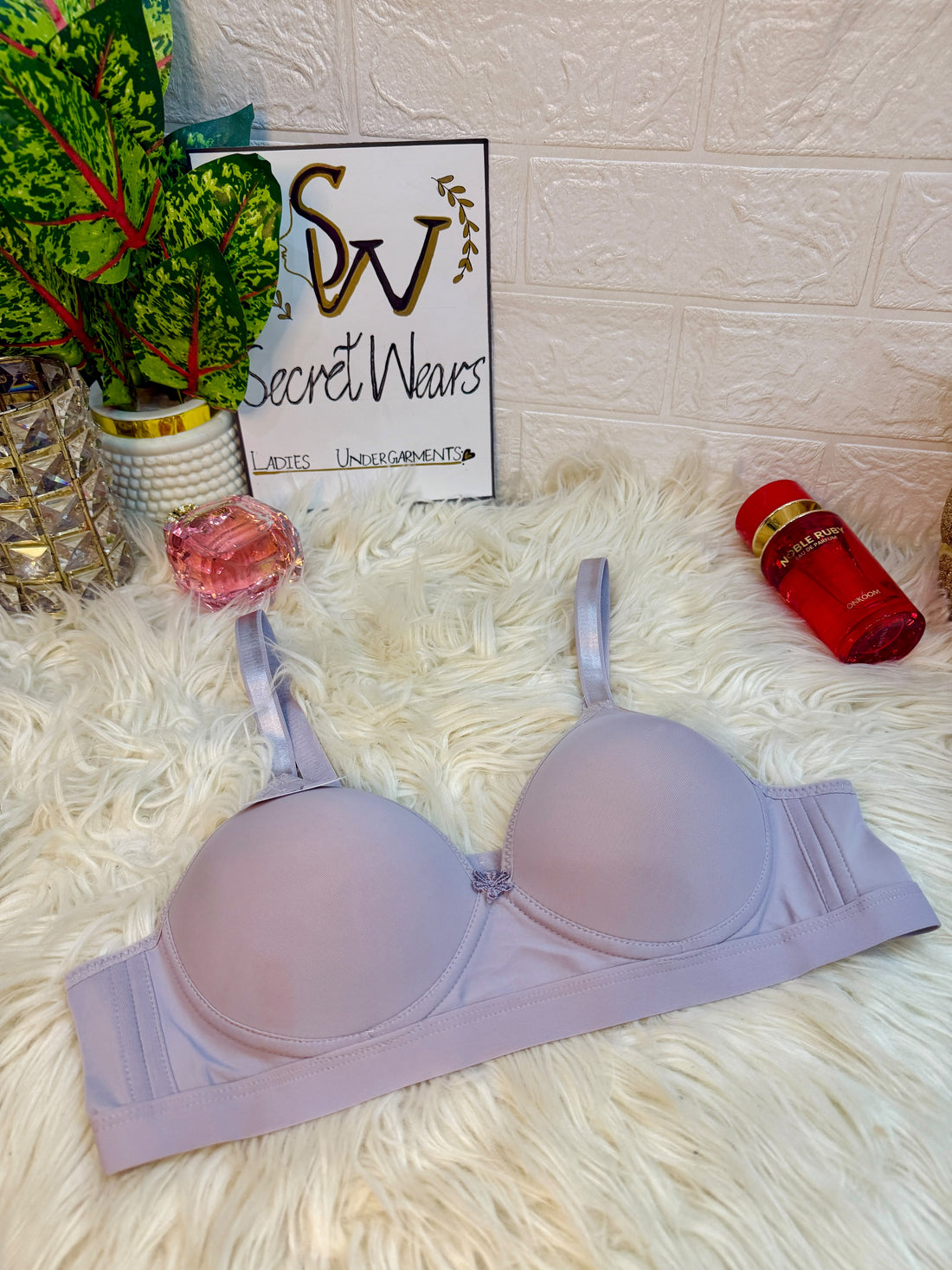 Women’s  Padded T-Shirt Bra – Smooth Cup Everyday Comfort Bra