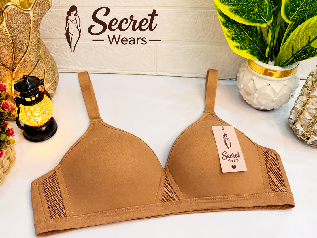 Secret Wears Women’s Seamless Padded Full-Coverage Bra –