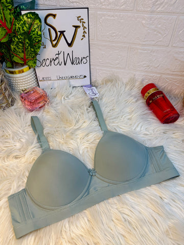 Women’s  Padded T-Shirt Bra – Smooth Cup Everyday Comfort Bra