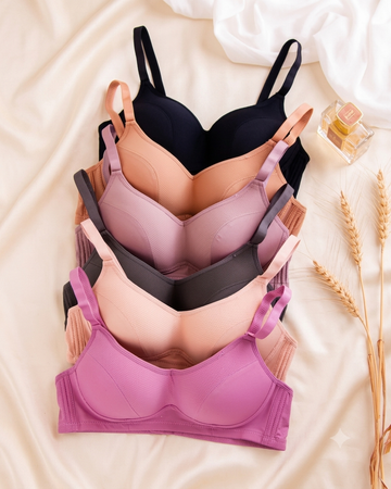 Full Coverage Thin Padded Non Wired Bra F18 (084)*