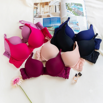 (32-36)b Ultimate Comfort Padded Pushup Wire Bra(137)