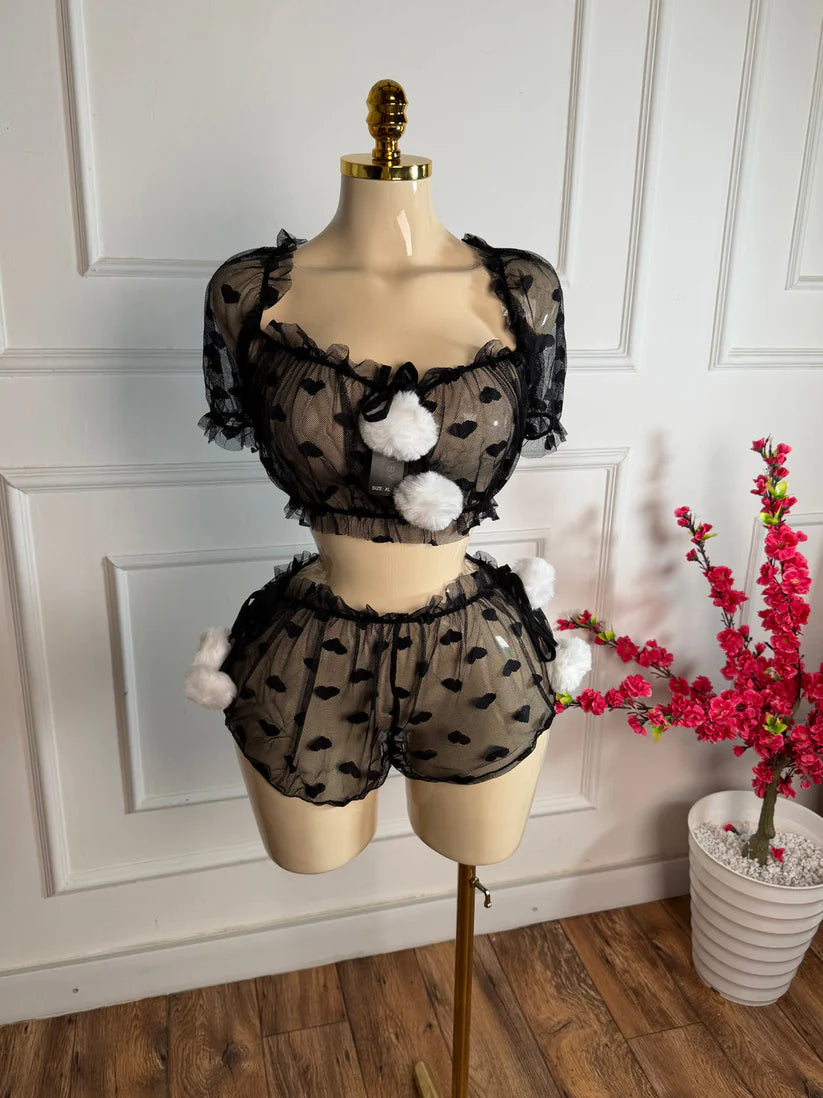 The adorable "Bum Boom" set 🐼🖤