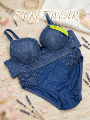 Premium Floral Lace Bra & Panty Set